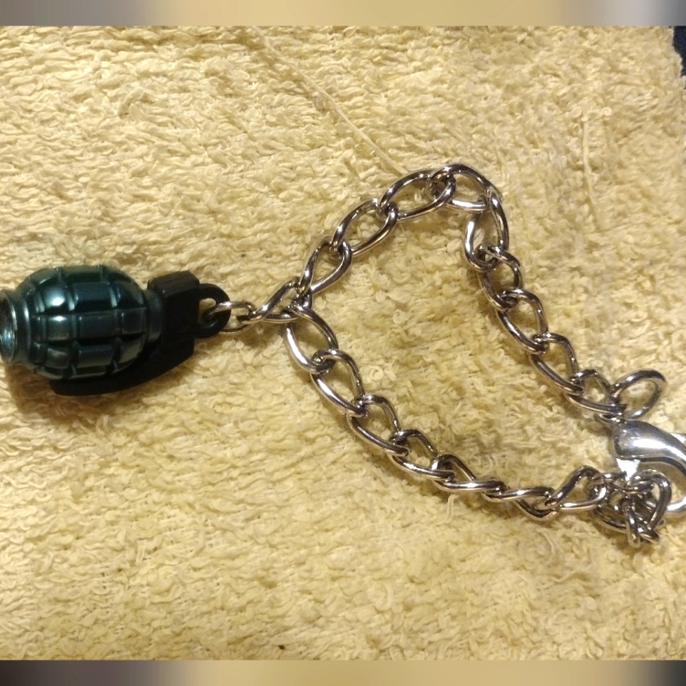 Custom Designed Grenade Bracelet